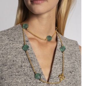 Sold out tory  Burch Roxanne delicate chain long necklace